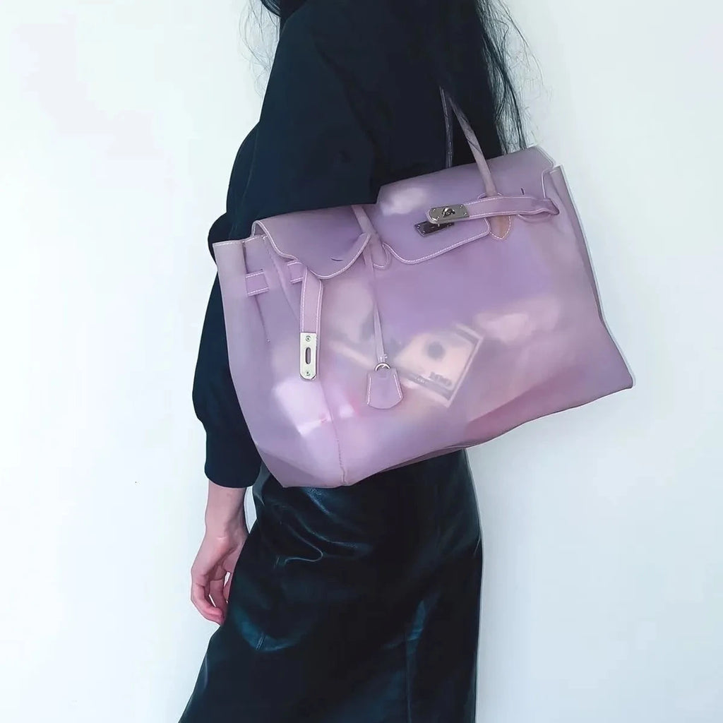 NEYSSA Sac cabas transparent