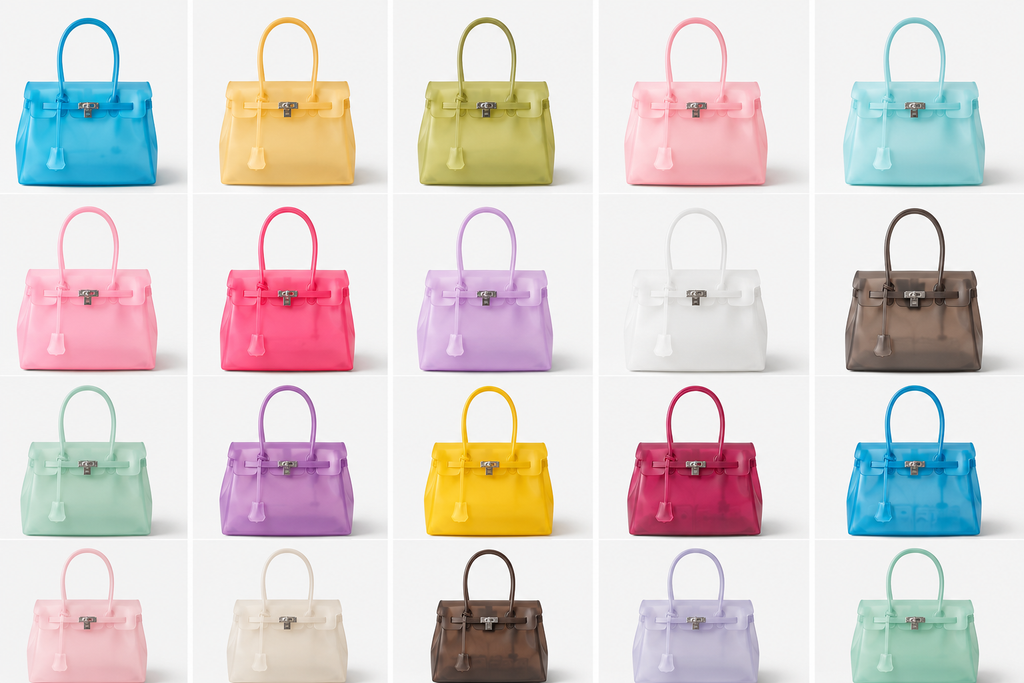 NEYSSA Sac cabas transparent
